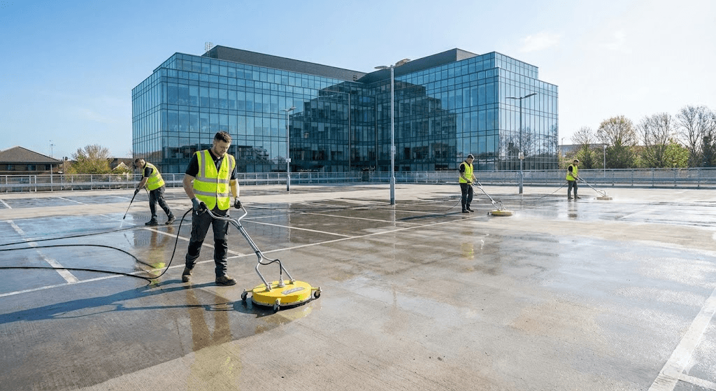 Professional beer garden and pub exterior cleaning in Herefordshire