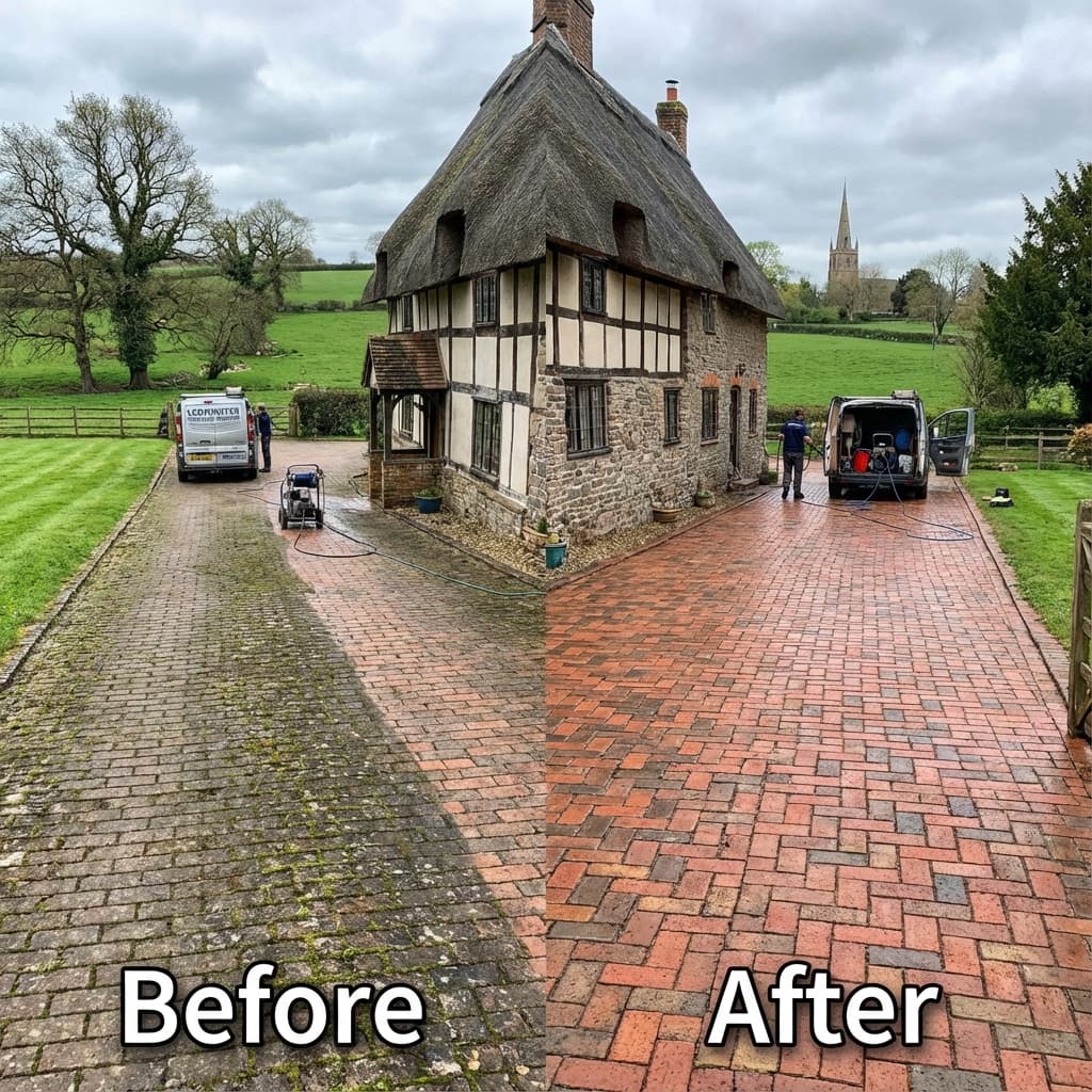 Pressure washing services in Leominster