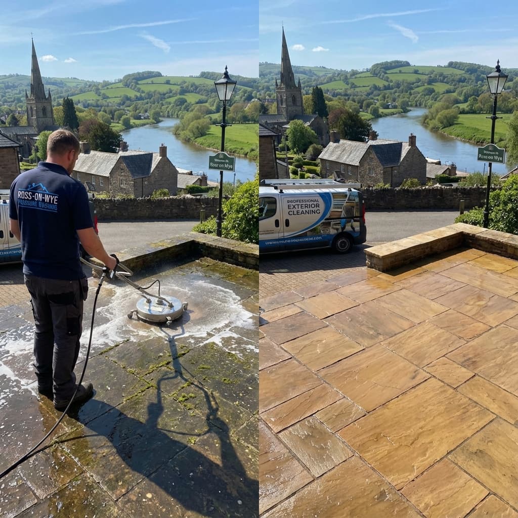 Pressure washing services in Worcester