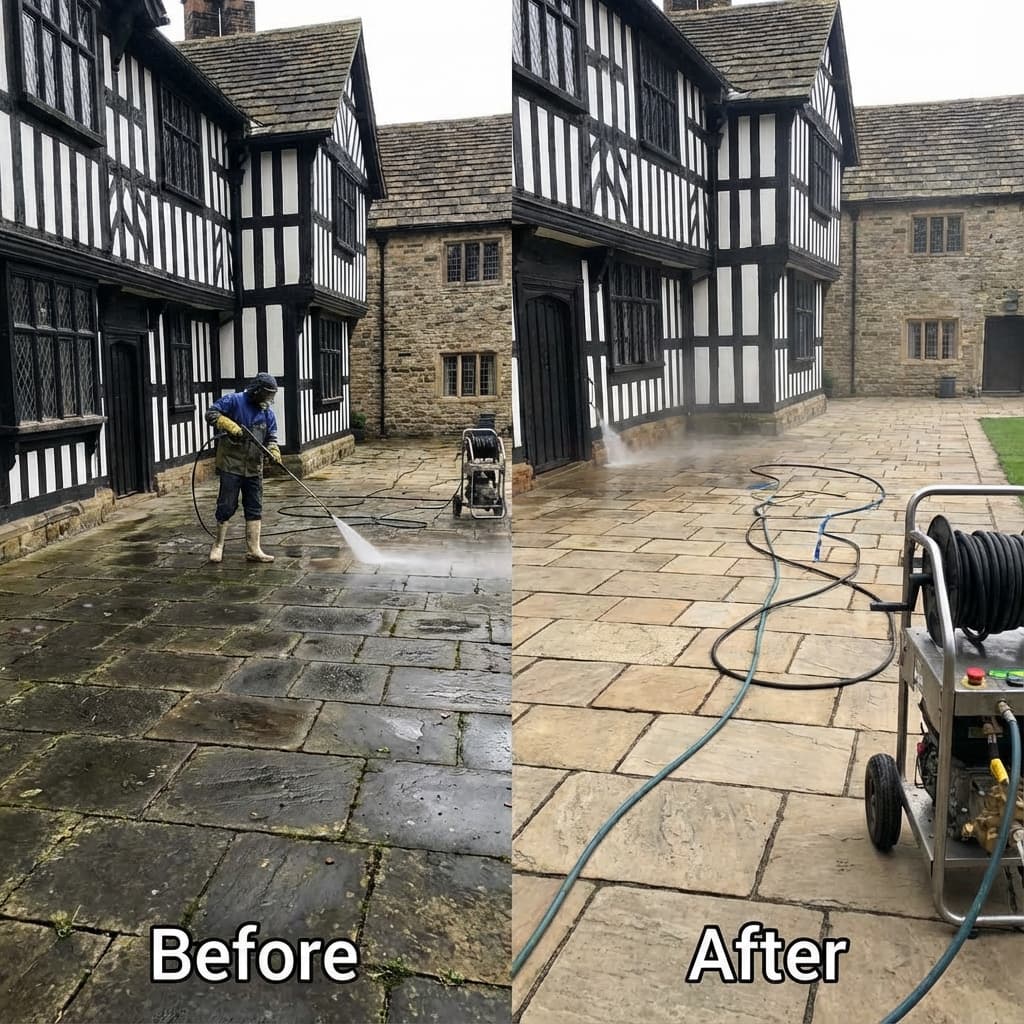 Pressure washing services in Wormbridge