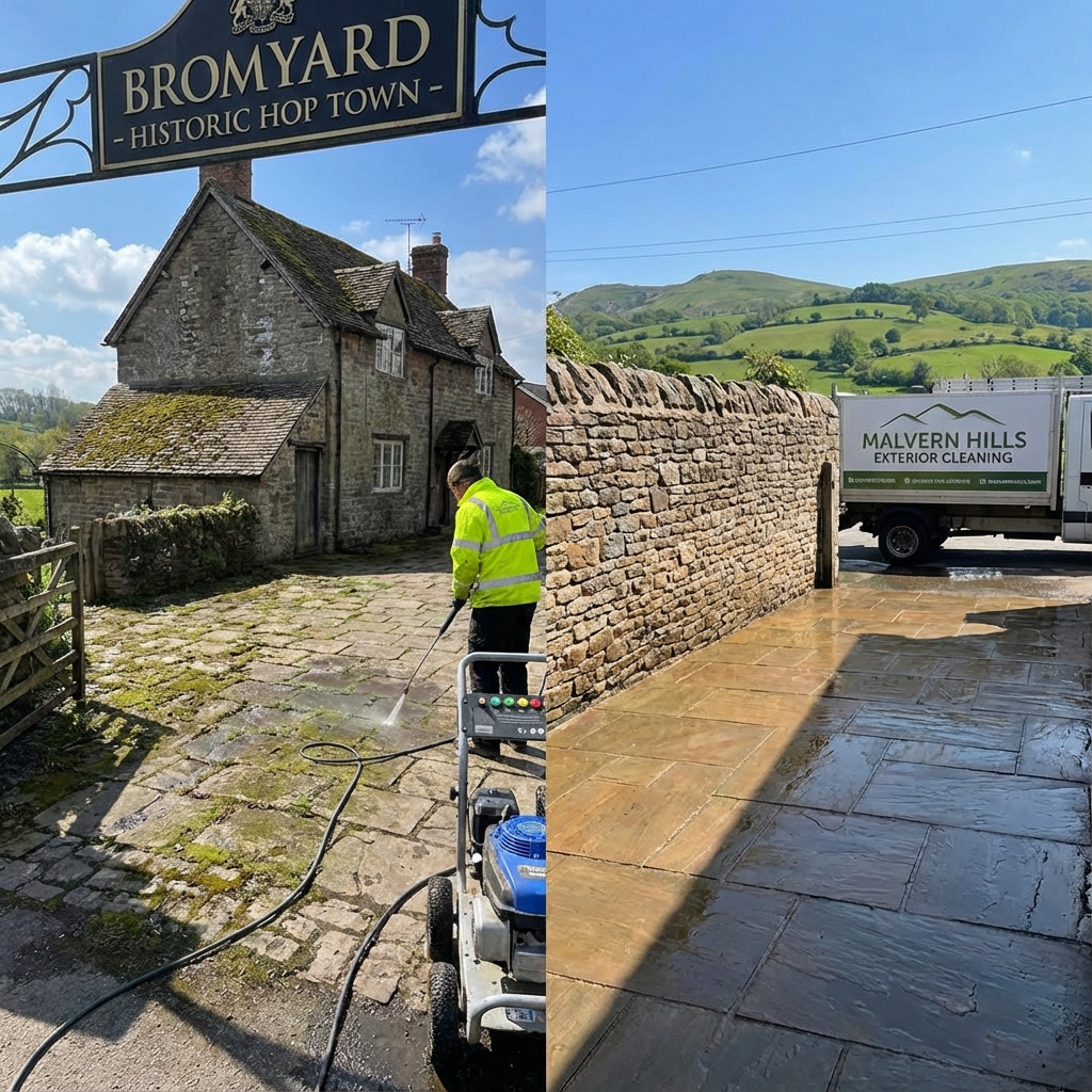 Pressure washing services in Bromyard