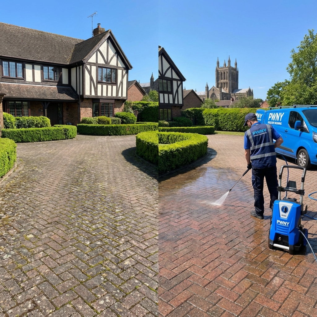 Pressure washing services in Hereford